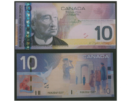 Lieutenant-Colonel John McCrae honoured on Canadian Bank Note